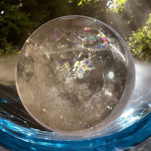Smoky Quartz Crystal Sphere‎ Marble - Picture 1 of 13